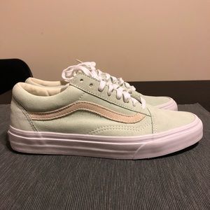 Vans Old Skool mint green size men’s 7.5